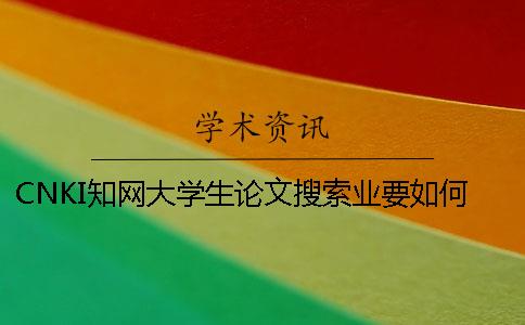 CNKI知網大學生論文搜索業要如何打印