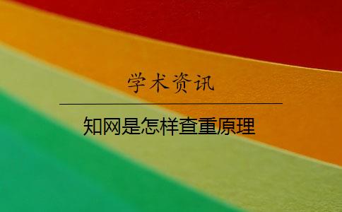 知網是怎樣查重原理