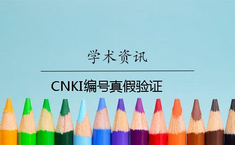 CNKI編號真假驗證