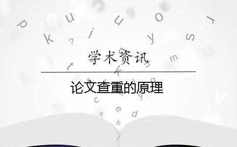 論文查重的原理